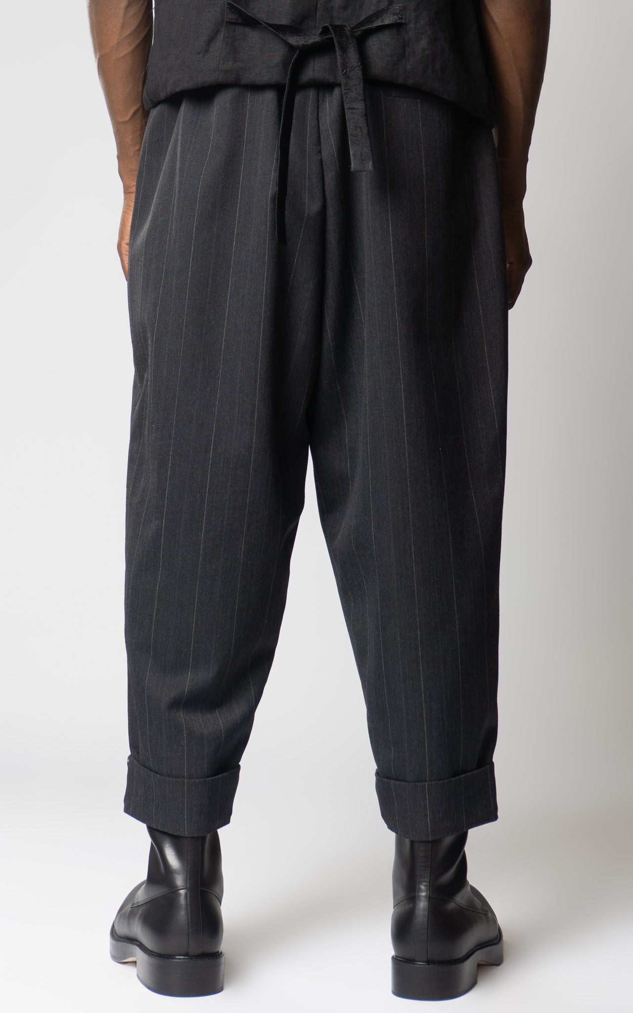 Dropcrotch Cuffed Trousers