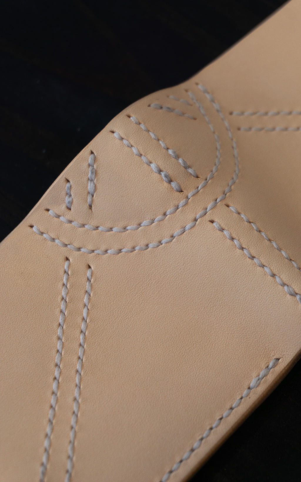 Abstract Sun Leather Wallet