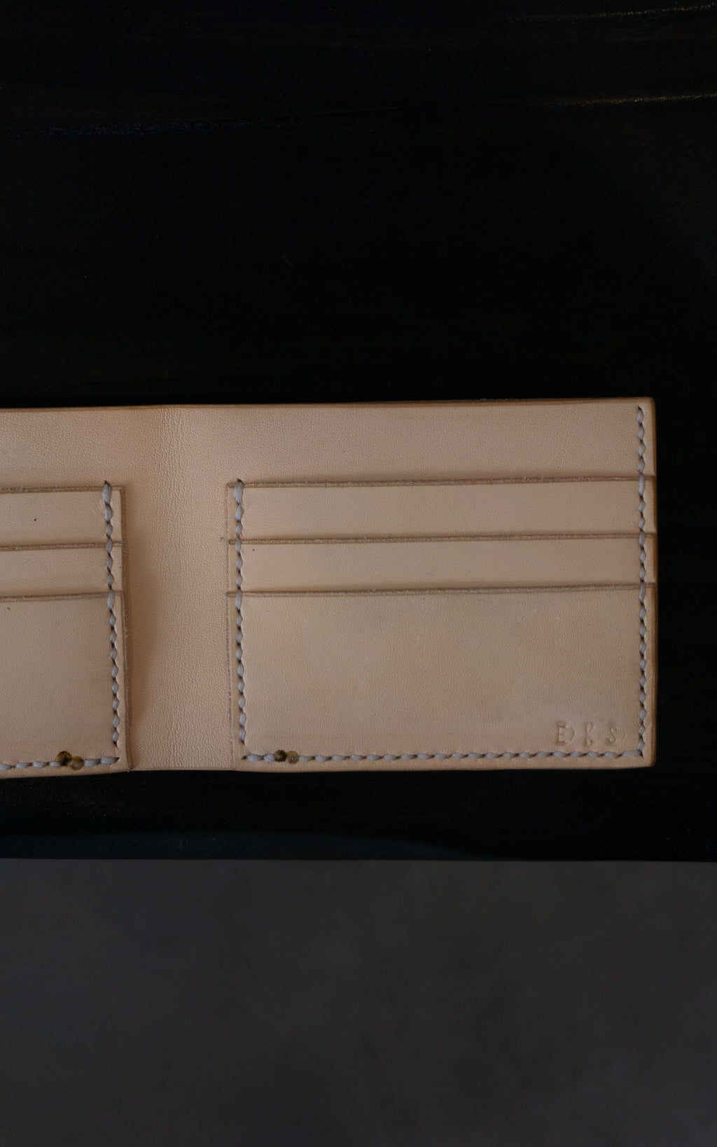 Abstract Sun Leather Wallet