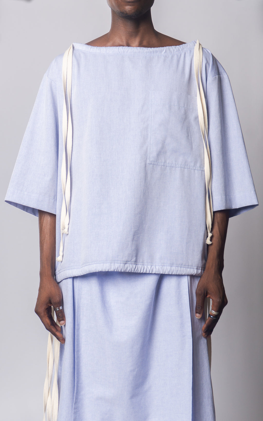 Slash Neck Blouse