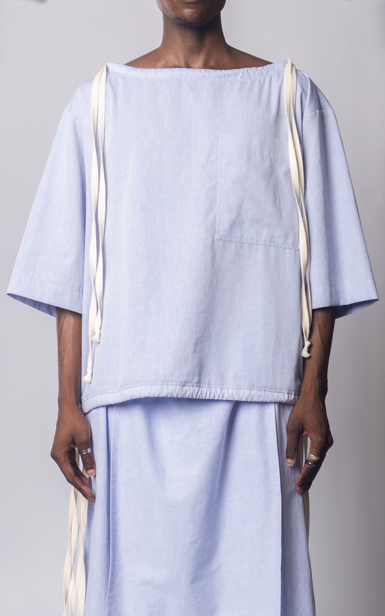 Slash Neck Blouse