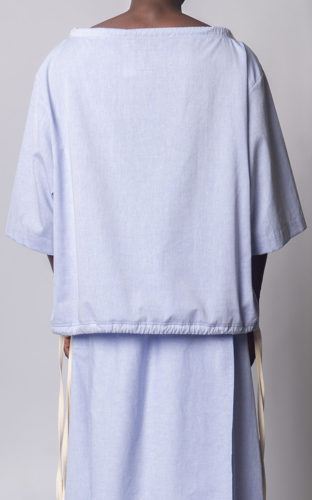 Slash Neck Blouse