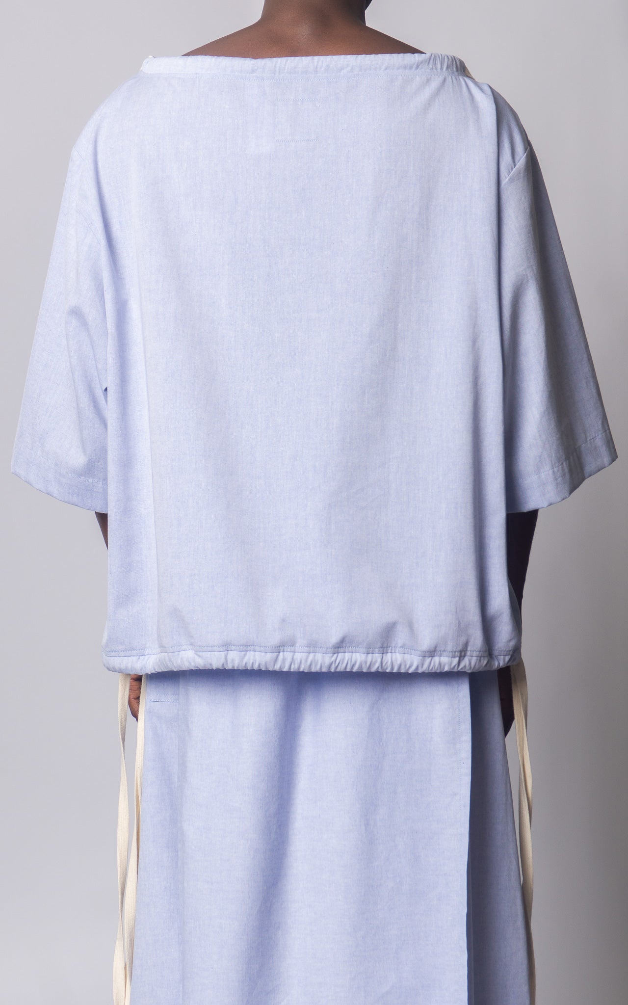 Slash Neck Blouse