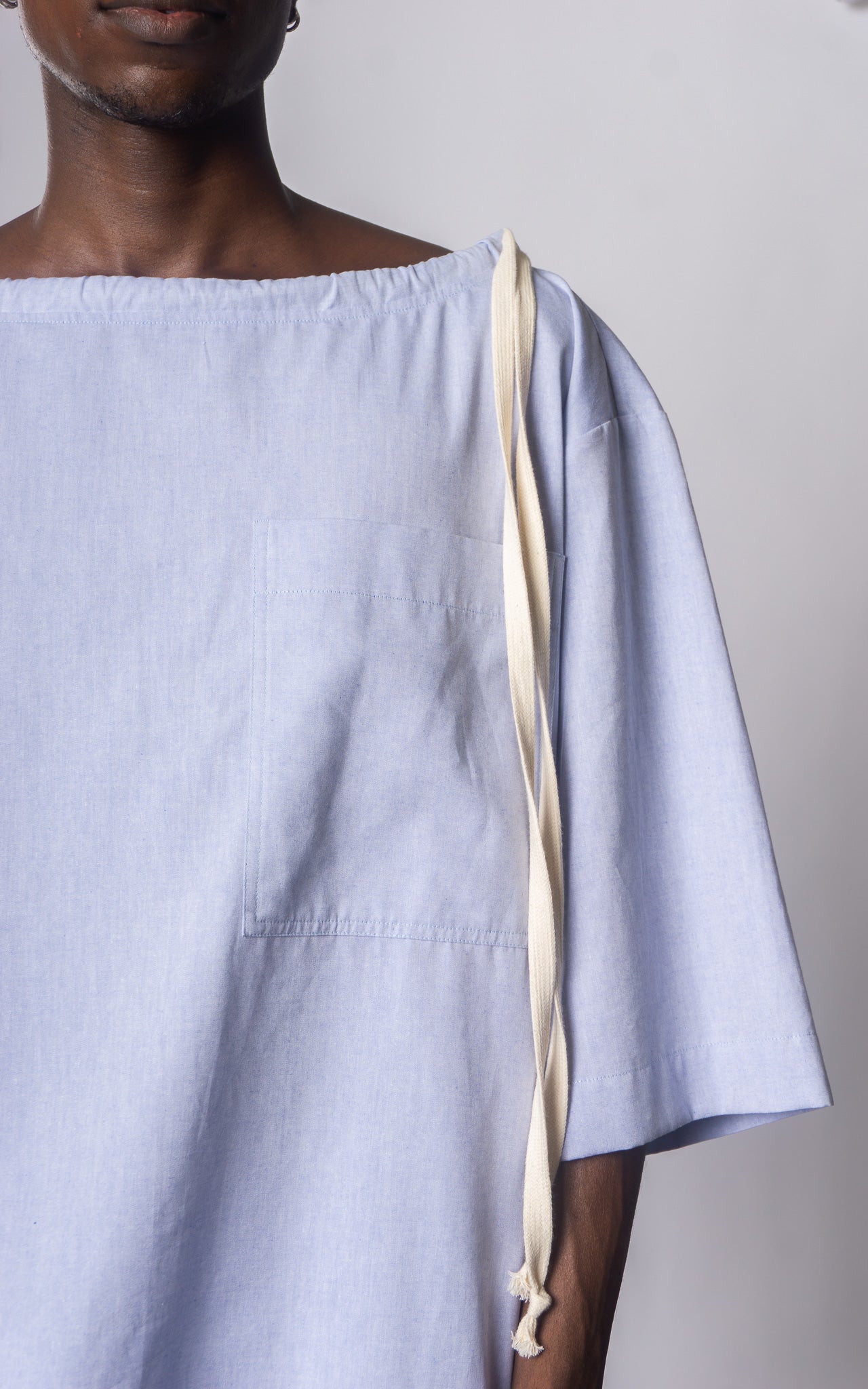Slash Neck Blouse