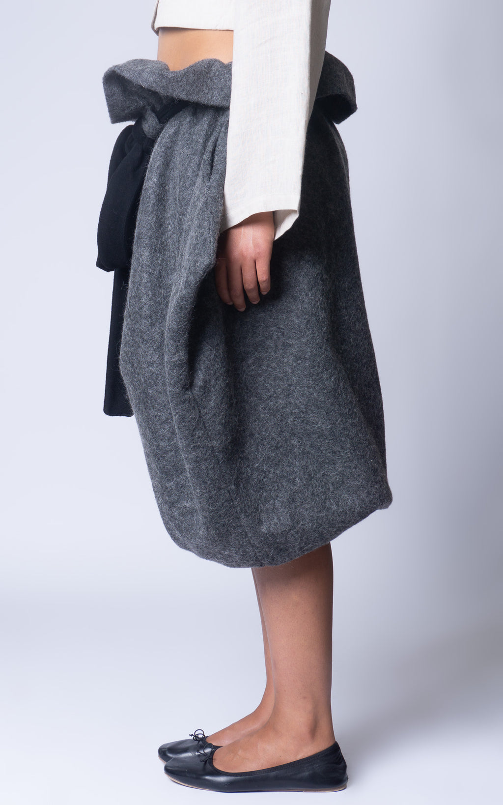 Oversized Gathered Skirt