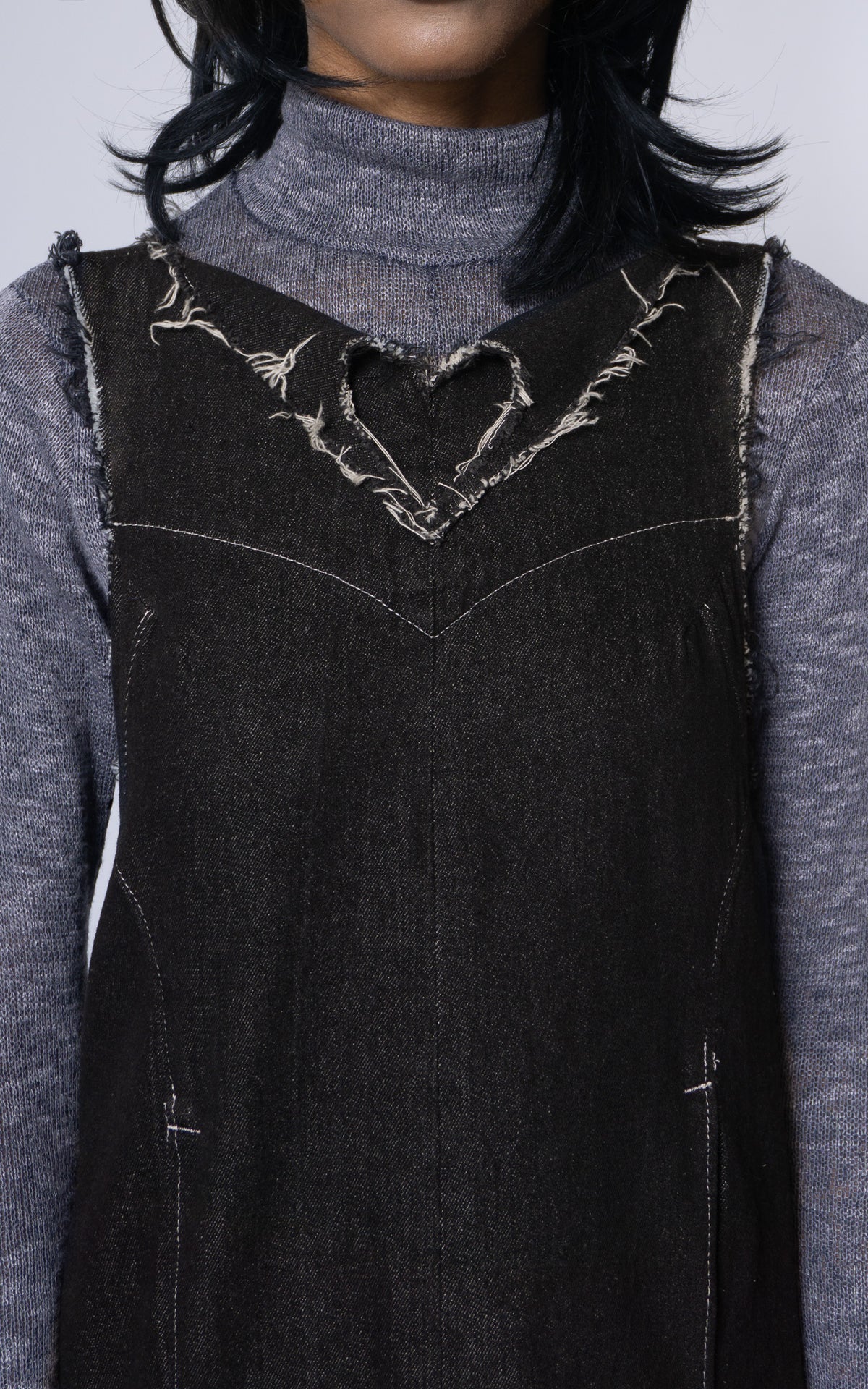 Heart Collar Pinafore