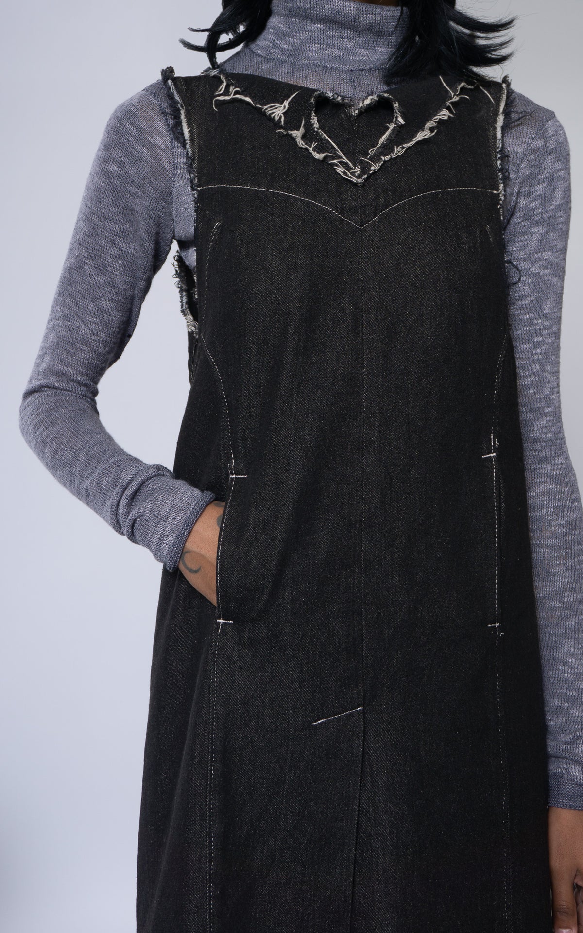 Heart Collar Pinafore
