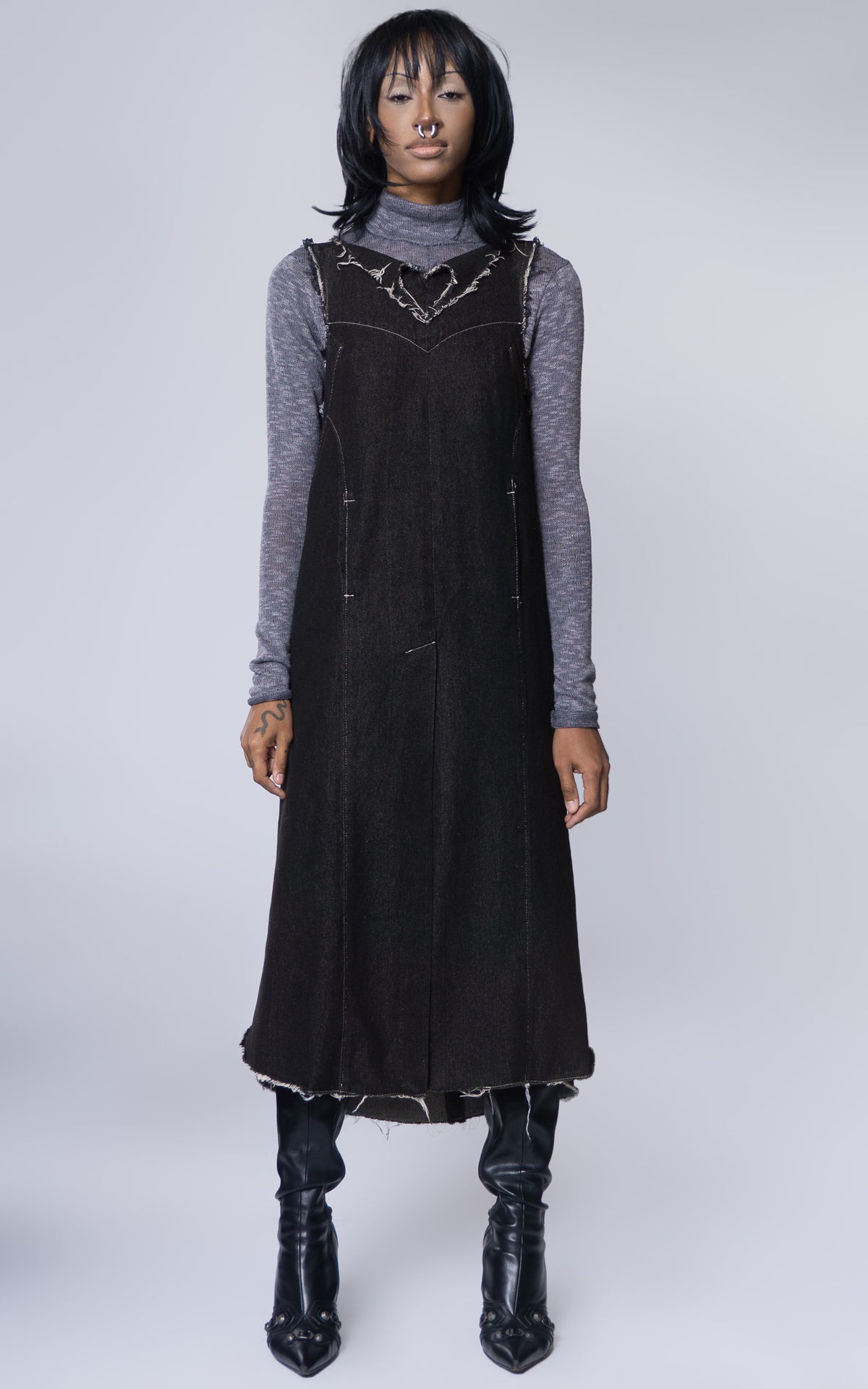 Heart Collar Pinafore